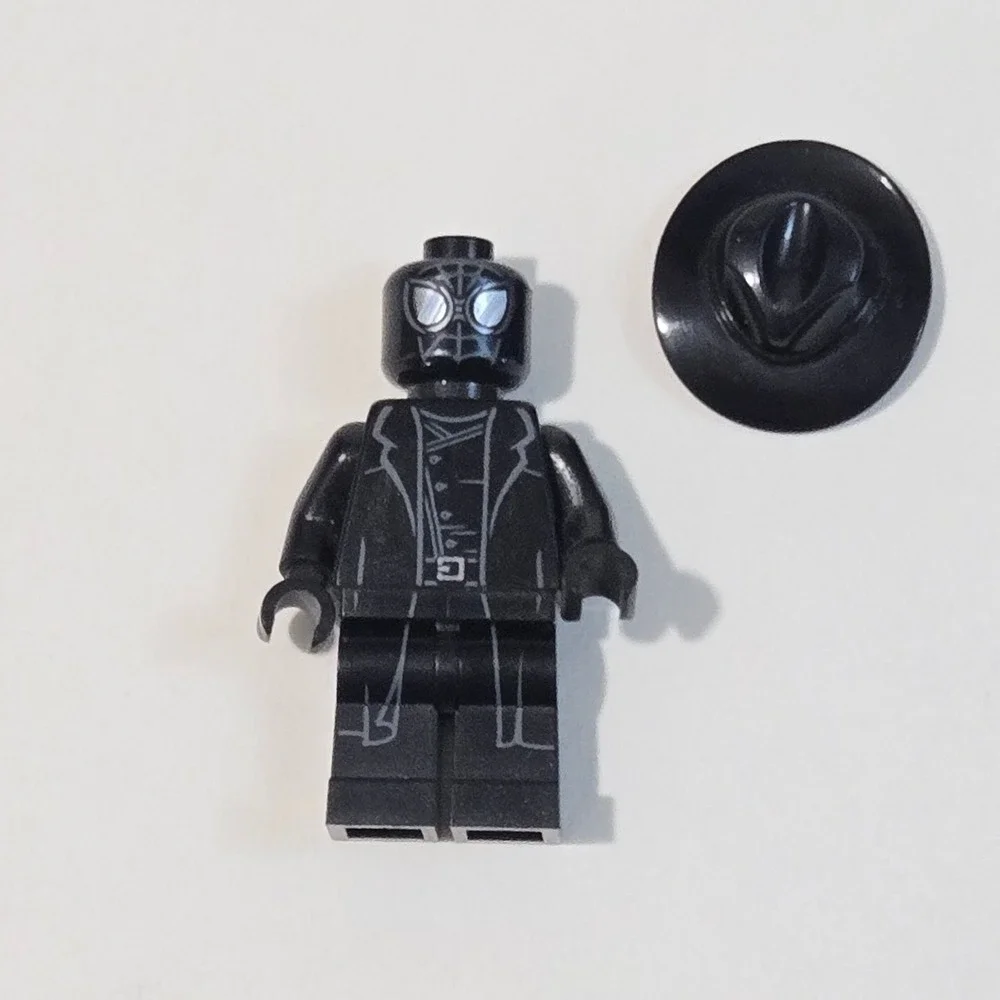 LEGO Marvel Spider-Man Noir Minifigure with Fedora Hat 76150 Spider-Verse